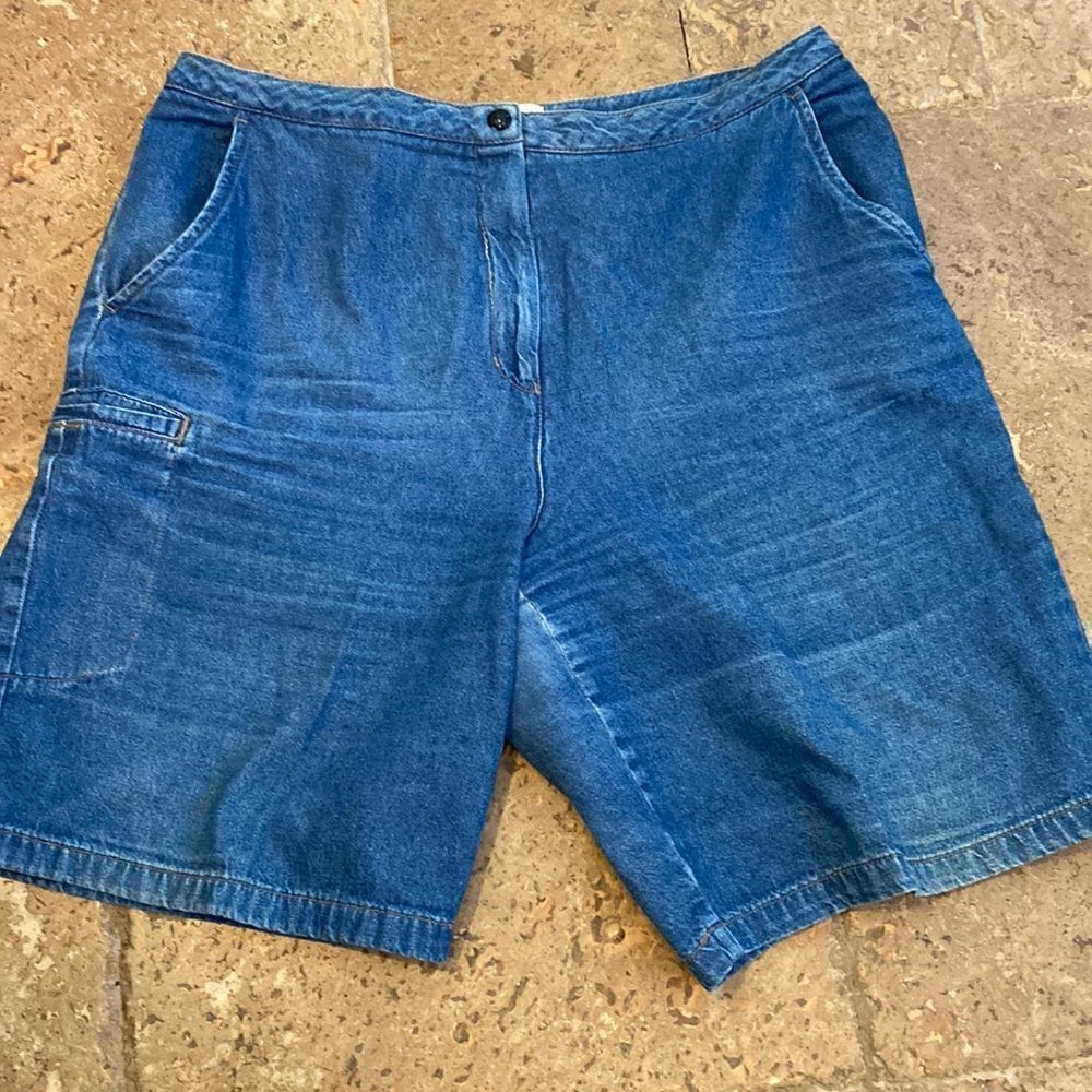 Size 16 blue jean shorts